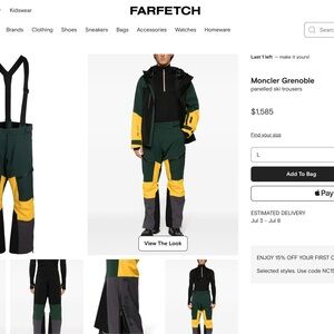 Moncler Grenoble Panelled Ski Trousers